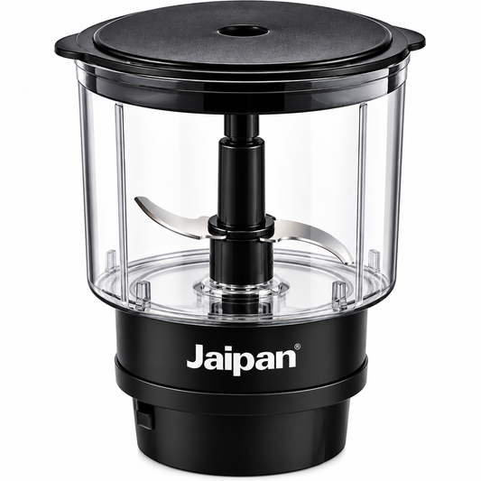 Jaipan Chopper Jar 750ml | Manual Vegetable Chopper Attachment for Mixer Grinder | Stainless Steel Blade
