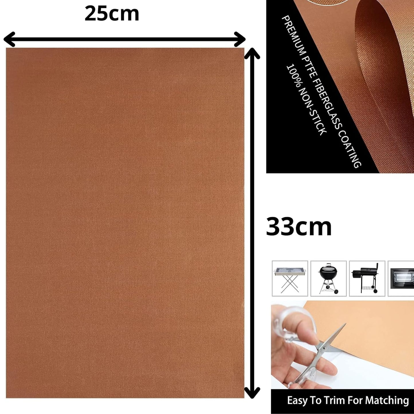 Butter Paper Sheets ([2] Sheets, [30 * 30] cm) – Non-Stick Parchment Paper for Roti Maker |Obbattu | Puran Poli | Food Grade | Grease-Proof | for Baking | Cooking