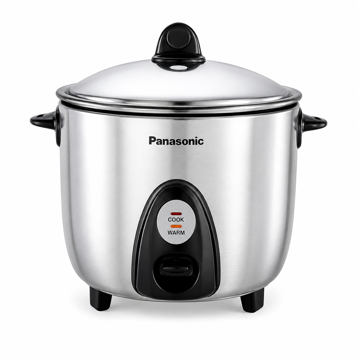 Panasonic SR-G18(SUS) Fully Automatic Electric Rice Cooker 1.8L | 600W | 3-Layer Tri-Ply 304 Stainless Steel | Keep Warm 5 Hours | Cooks Up to 1 Kg Rice | Silver | 2 Year Warranty , 5 Year Heater Warranty| India's 1st SS Rice Cooker